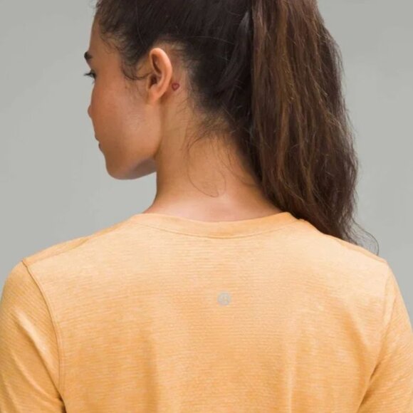 Lululemon Swiftly Relaxed Long Sleeve Summer Glow/Mango Dream Size 0 🧡 - Picture 4 of 6